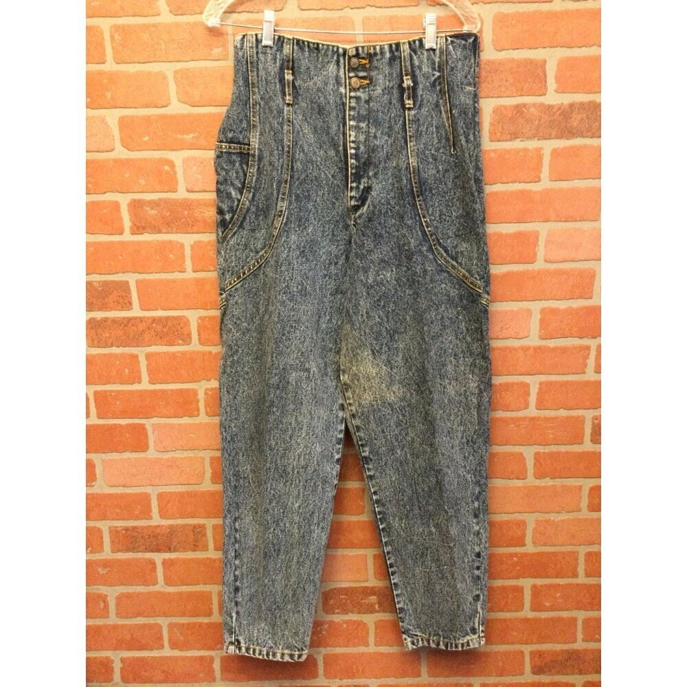 Vintage RIO 80s 90s womens Jeans juniors 13 mom jeans high waist tapered leg